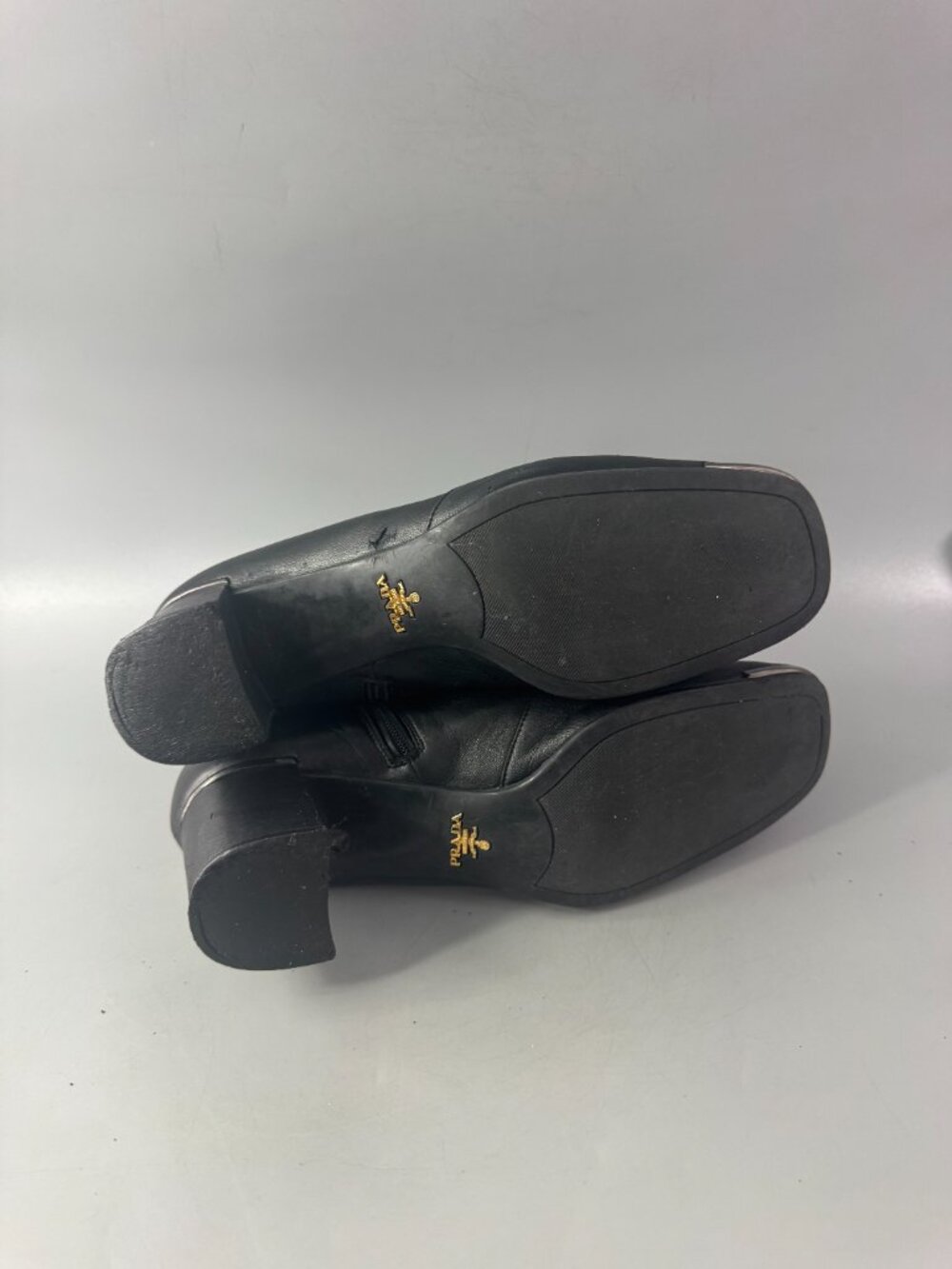 Authentic Prada Black Lamp Skin Leather Ankle Boots, Size 39 - Picture 8 of 15